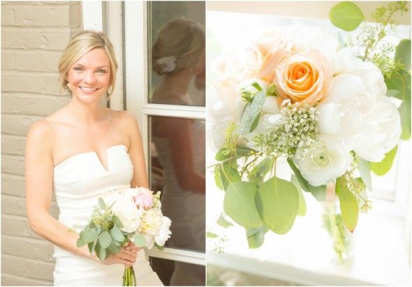 Country Rustic Bride and Flowers