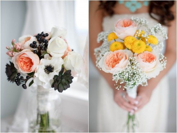 Elegant Rustic Wedding Bouquets