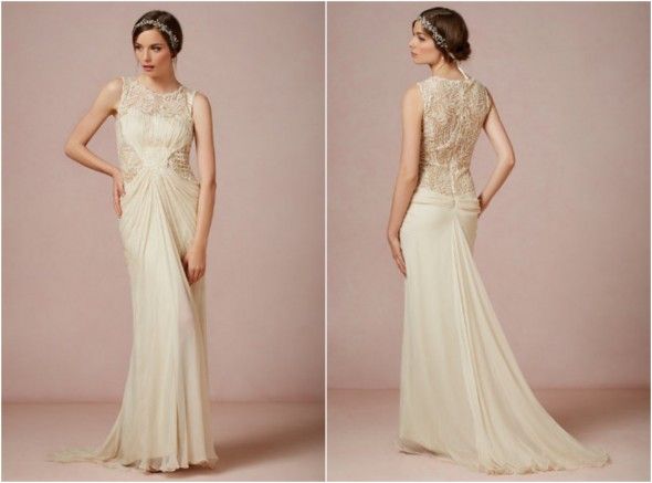 Lace Wedding Gown Open Back