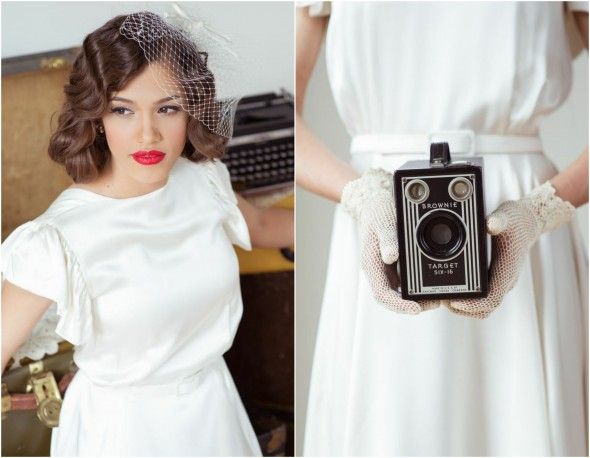 Vintage Camera Wedding Inspiration 