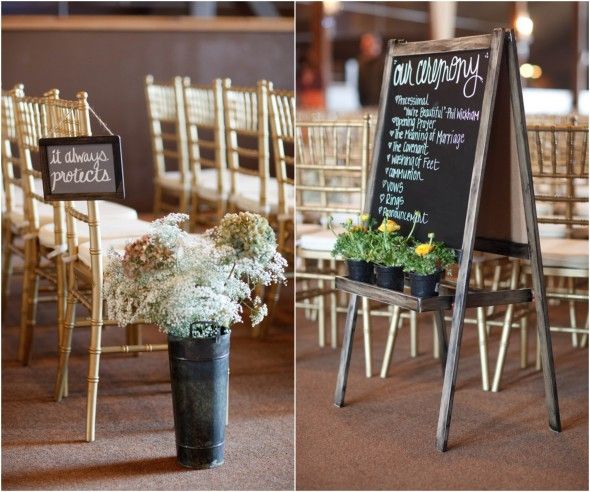 Ways To Use A Chalkboard At A Wedding