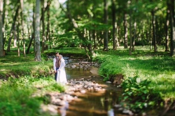 A romantic woodland wedding