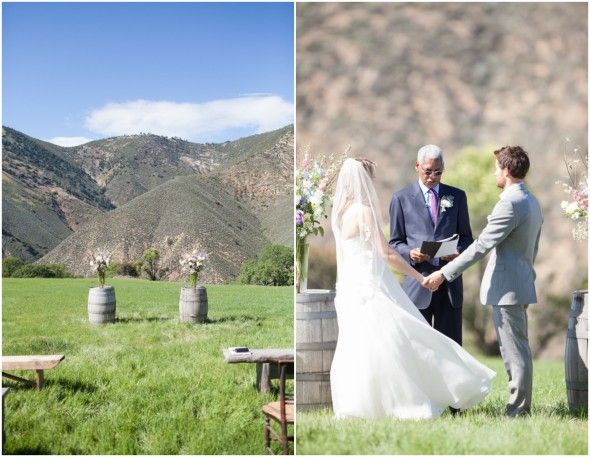 Outdoor Mountain Wedding Ceremony
