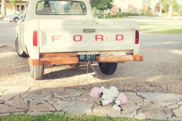 Pickup Truck At Wedding