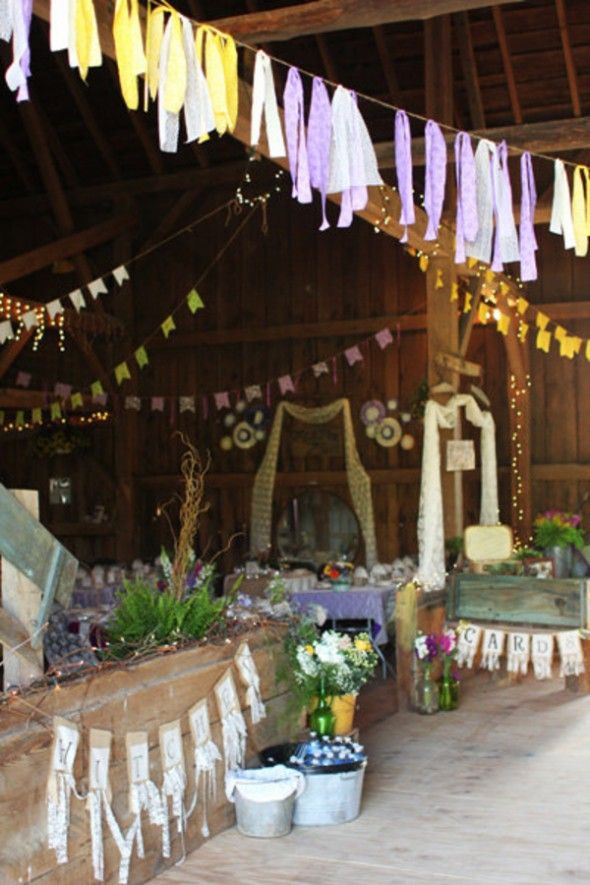 Barn Wedding Decorations 