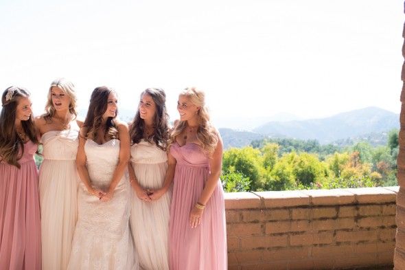 Blush Colored Bridesmaid Dresses