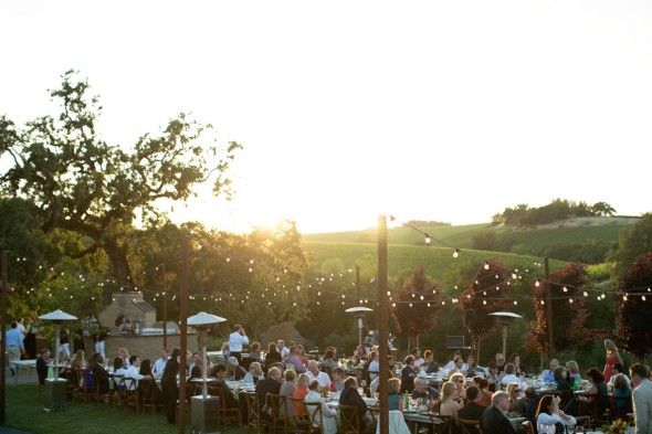 Outdoor Wine Country Wedding