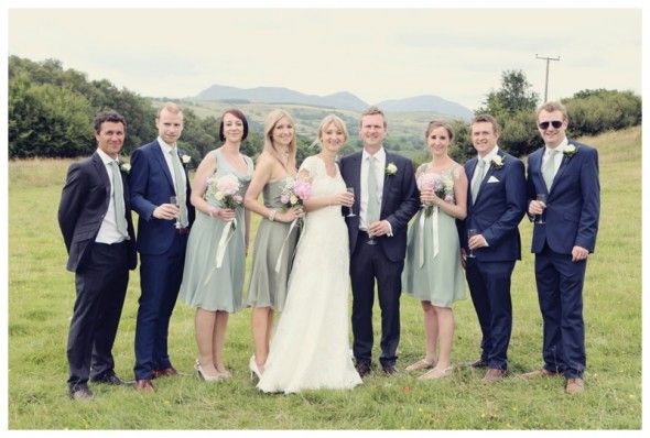 Rustic Style Wedding Party