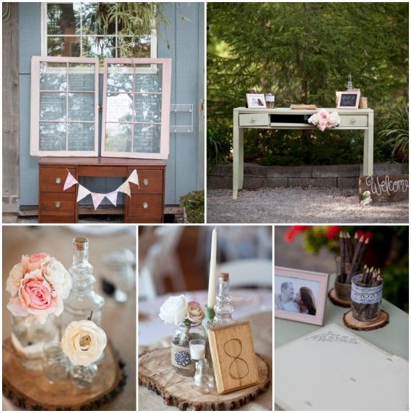 Great ideas for display pieces at your wedding