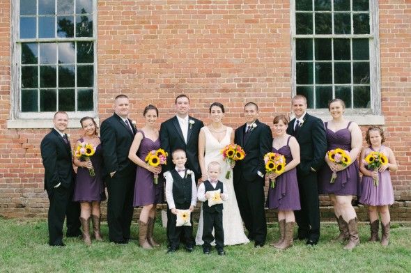 Sunflower Themed Wedding