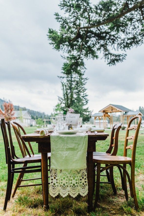 Farm Wedding Table