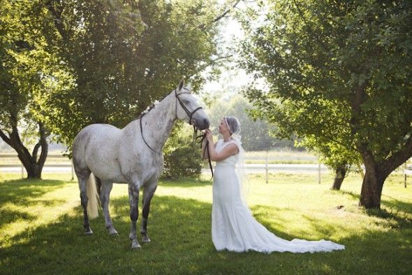 Horse & Bride