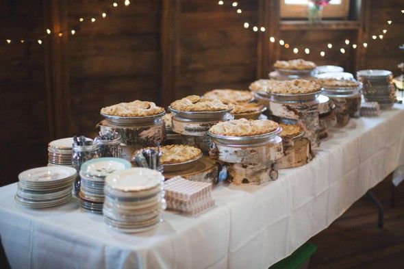 Pie As Wedding Dessert