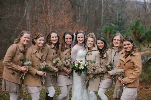 Brides in jackets