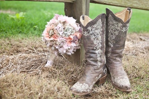 Cowboy Boots For Bride