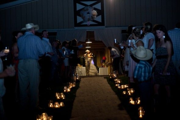 Night Barn Wedding