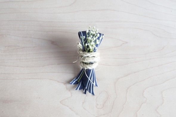 How to Make a Rope & Ribbon Boutonniere