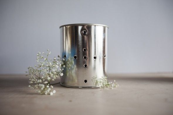 How to Make Glimmering Tin Can Lanterns