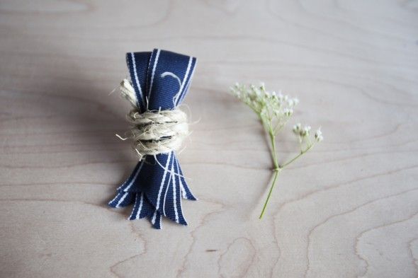 DIY Rope & Twine Boutonniere
