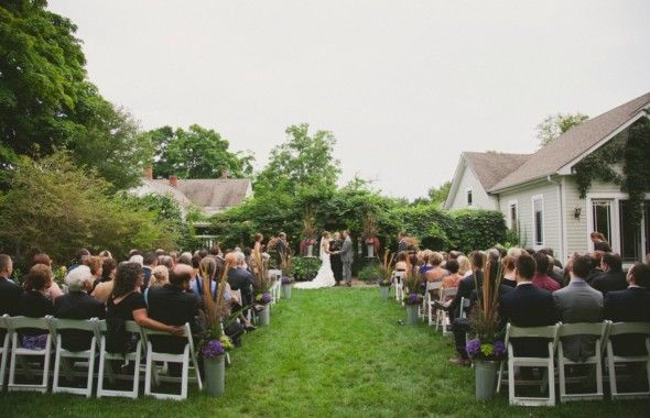 Intimate Garden Wedding Ceremony