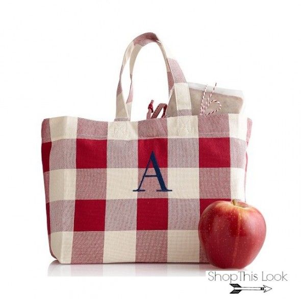 Monogrammed Lunch Bag