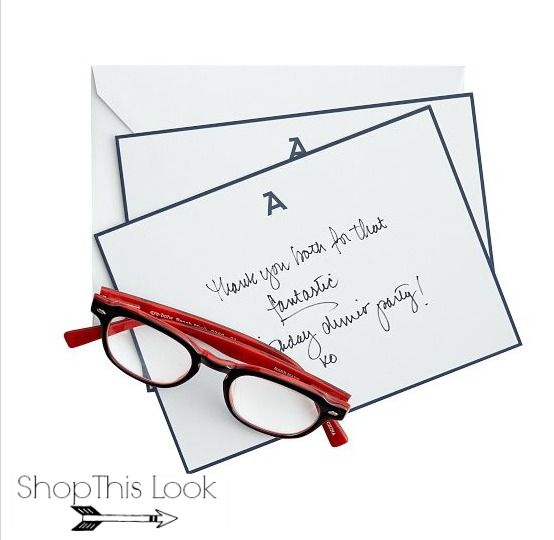 Monogrammed Note Cards