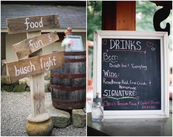 Wedding Signs For Drinks