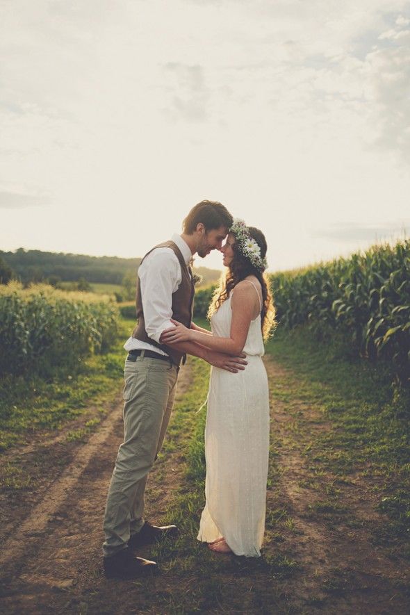 Romantic Wedding On Farm