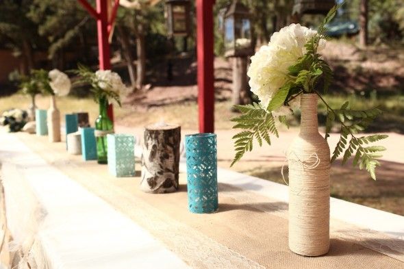 Wedding Vases For A Country Wedding