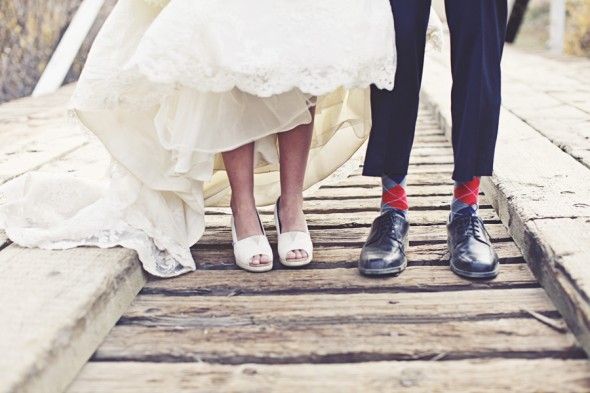 Red Wedding Socks!