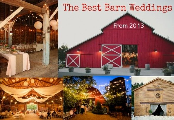 Best Barn Weddings From 2013