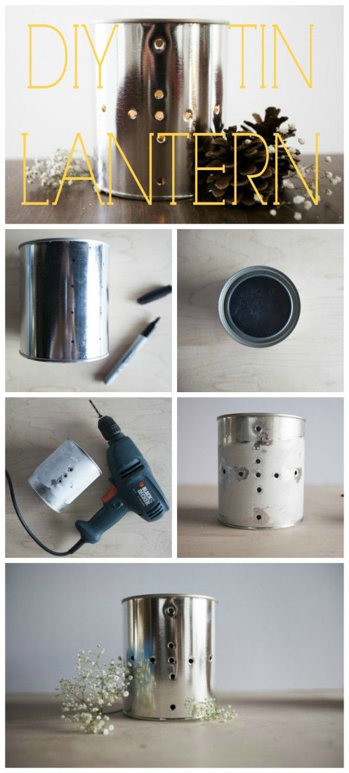 Step By Step : DIY Tin Lantern