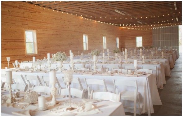 Elegant Barn Wedding Reception