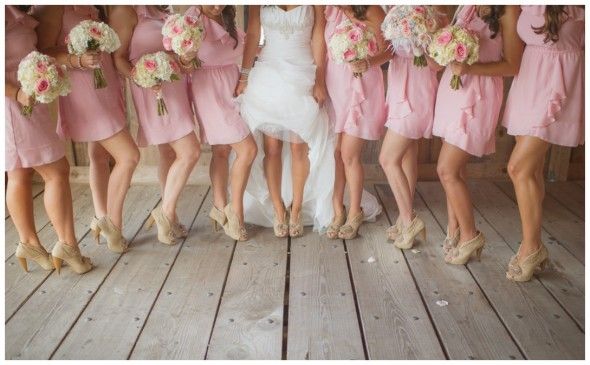 Matching Shoes for the Bridal Party