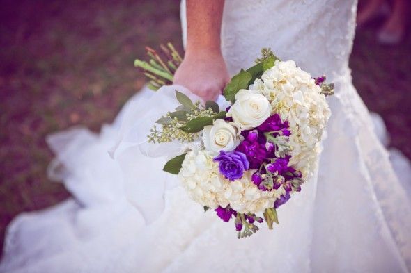 White & Purple Bouquet
