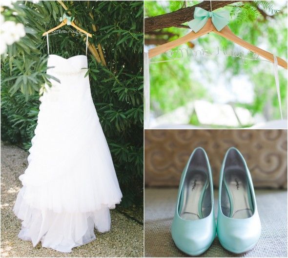 Turquoise Wedding High Heels