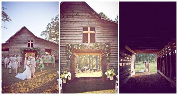 Vintage Chapel Barn Wedding