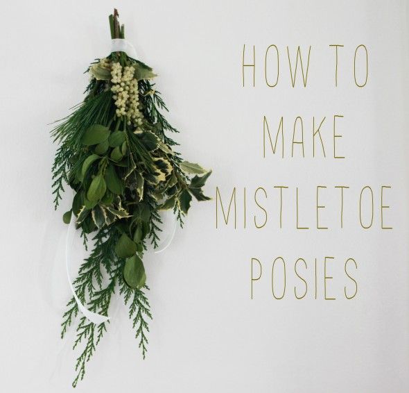 How to Make a Mistletoe Posy 