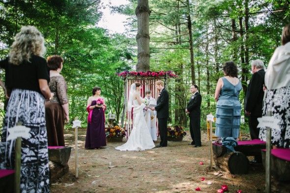 Wedding Ceremony In The Woods