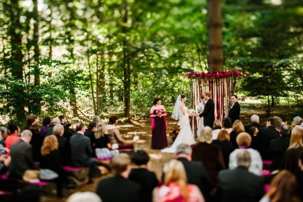Wedding Ceremony In The Woods