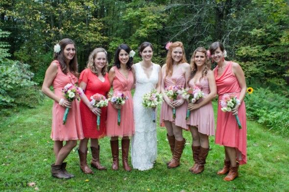 Bridesmaids In Boots