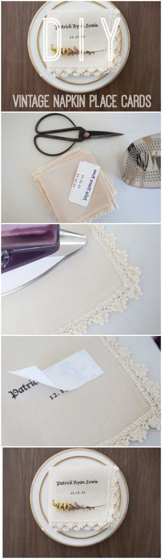 DIY Place Card Holders
