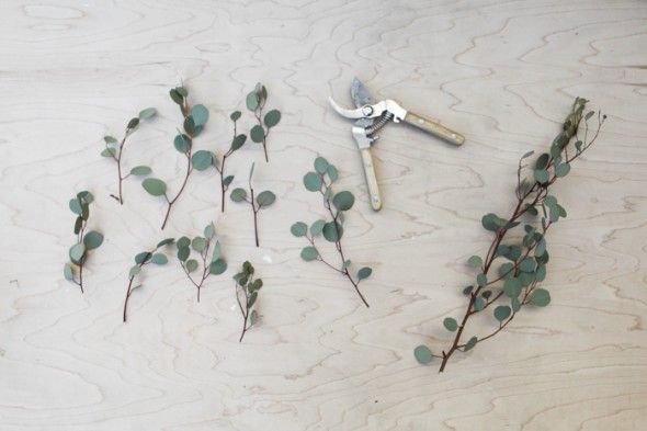 DIY Peppercorn & Eucalyptus Garland