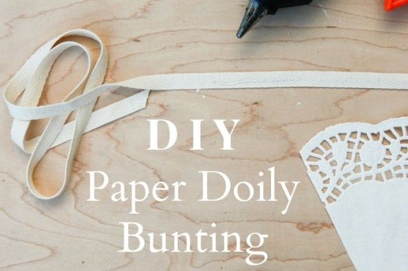 Paper Doily Bunting
