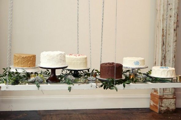 Different Wedding Cakes At Wedding