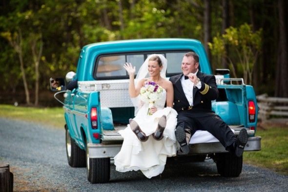 Pick Up Truck At Wedding