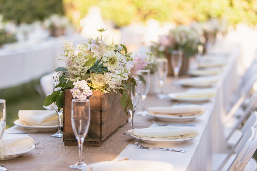 Country Rustic Wedding Tables