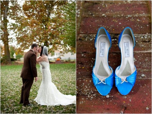 Blue Wedding High Heels