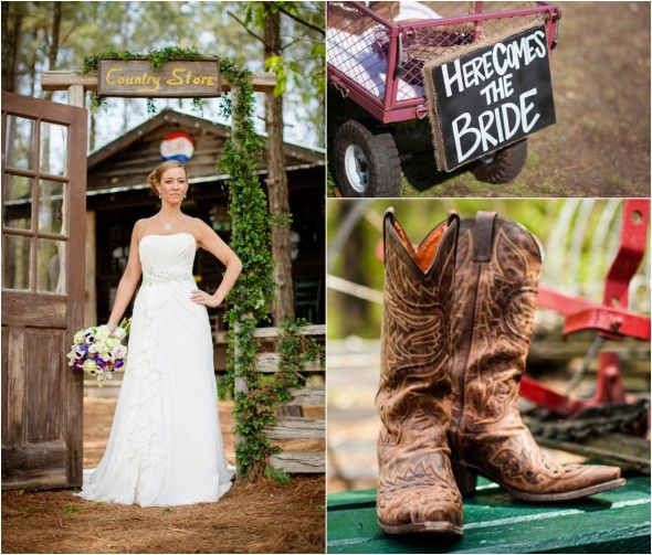 Country Bride In Boots