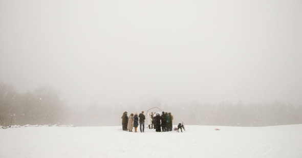 Ten Beautiful Snowy Weddings